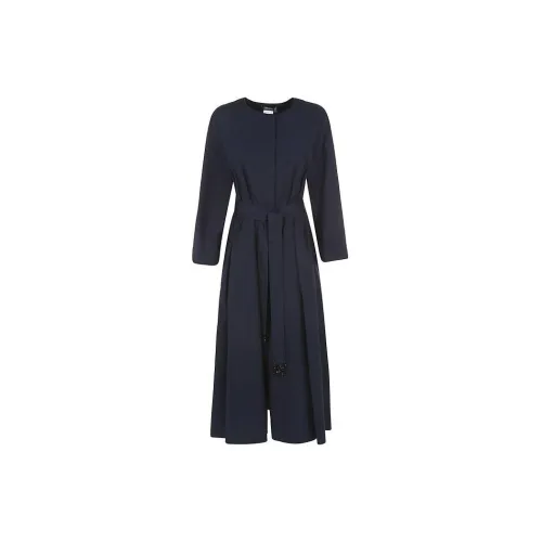 'S MAX MARA Long-Sleeved Dresses Women's Dark Blue