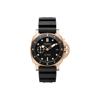 PANERAI SUBMERSIBLE Collection Automatic Mechanical Movement Men's Watch 42mm Black Dial
