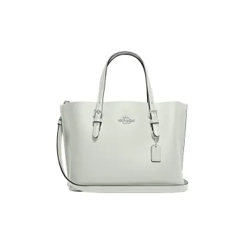 COACH Mollie Cow Leather Tote Bag Shopping Bag Shoulder Bag Crossbody Bag Handbag Medium Size Women's Light Green