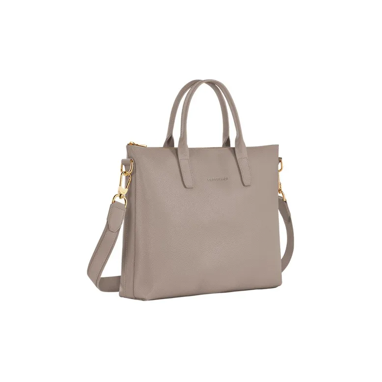 LONGCHAMP Le Foulonné Leather Briefcase-1