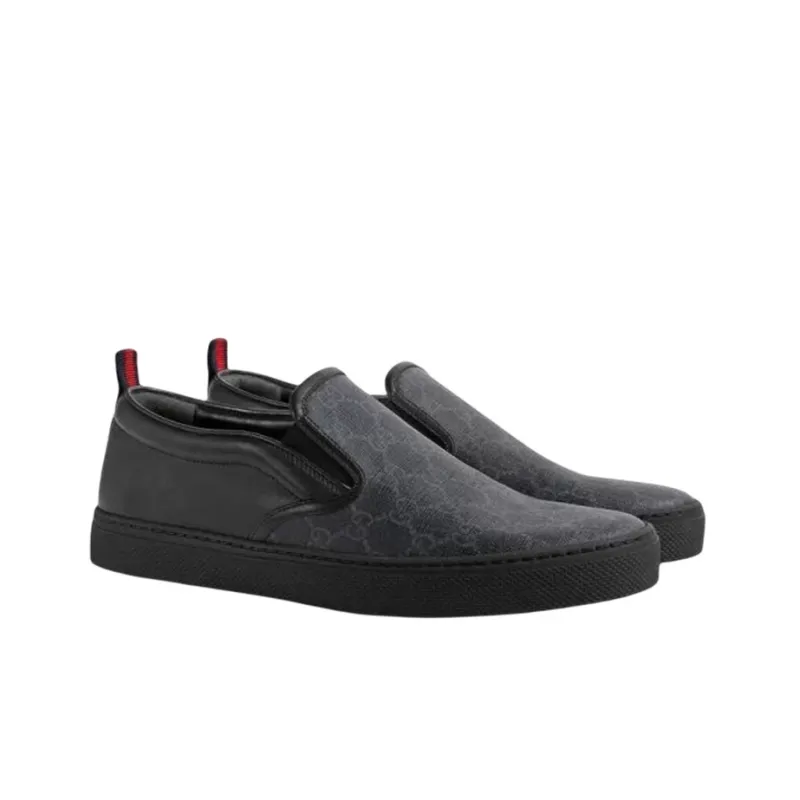GUCCI Gg Supreme Slip On 'Black'-2