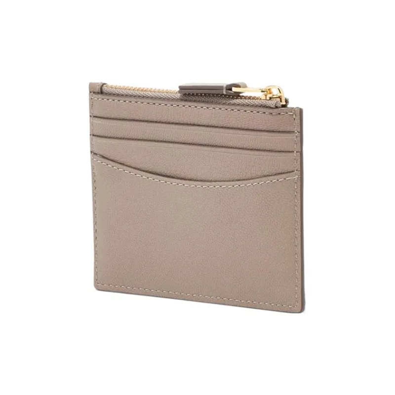 MARC JACOBS Goat Leather Wallet, Card Holder Women's Light Umber-2
