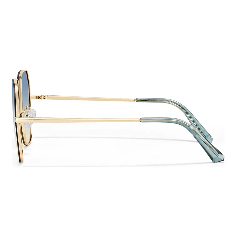 MUYKUY Stainless Steel Irregular Shape Sunglasses Unisex-10