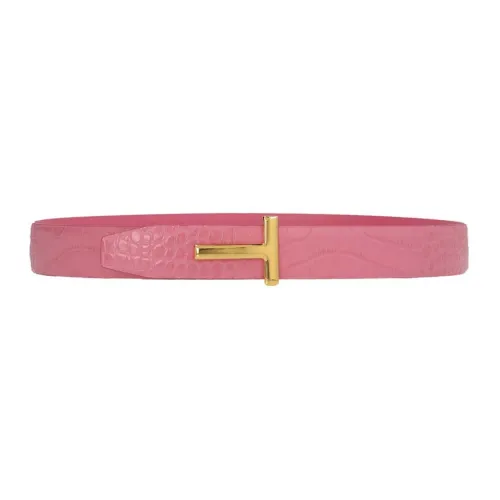 TOM FORD Leather Belts Women's Pink