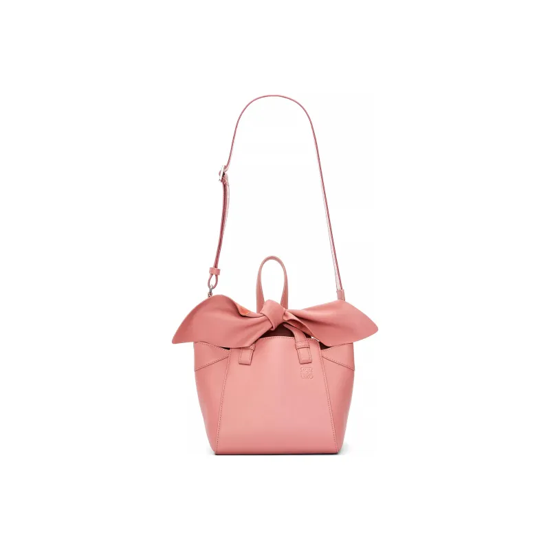 LOEWE Hammock Nugget Nappa Cow Leather Portable Crossbody Bag Shoulder Bag Women's Pink-4