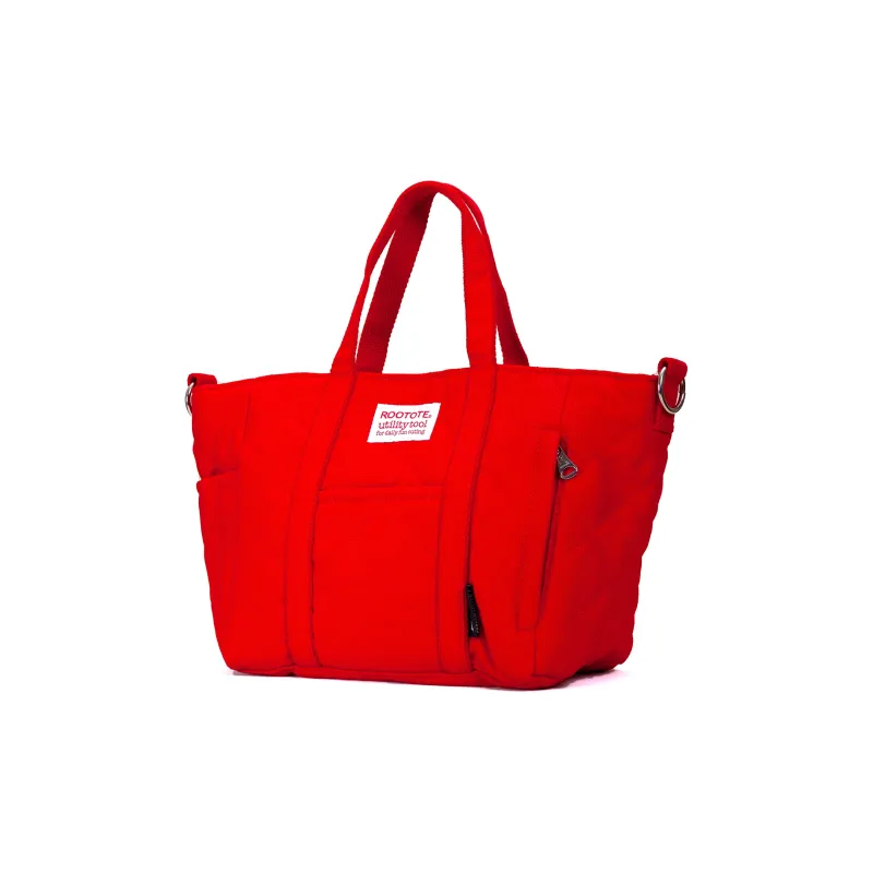 ROOTOTE Cotton Shoulder Bag, Crossbody Bag, Handbag Regular Women's Gray/Green/Red/Black-15