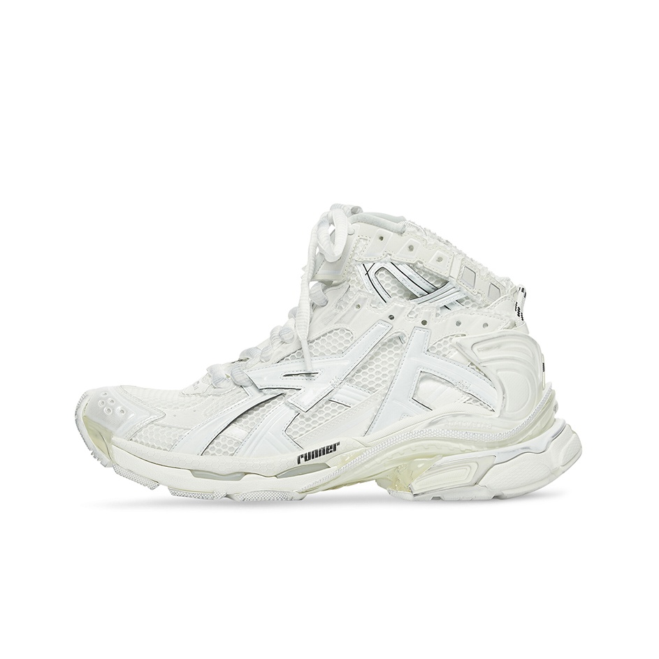 Balenciaga Runner High Top White - POIZON