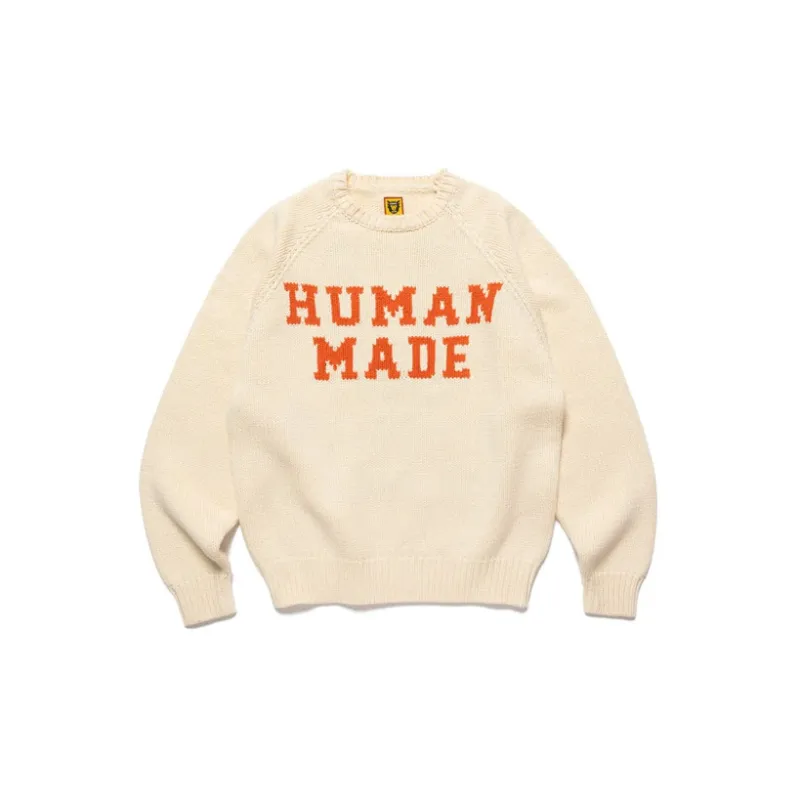 HUMAN MADE Bear Raglan Knit Sweater-1