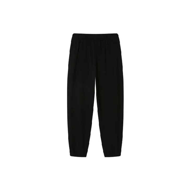 Pony Knitted Sweatpants Men Black-1