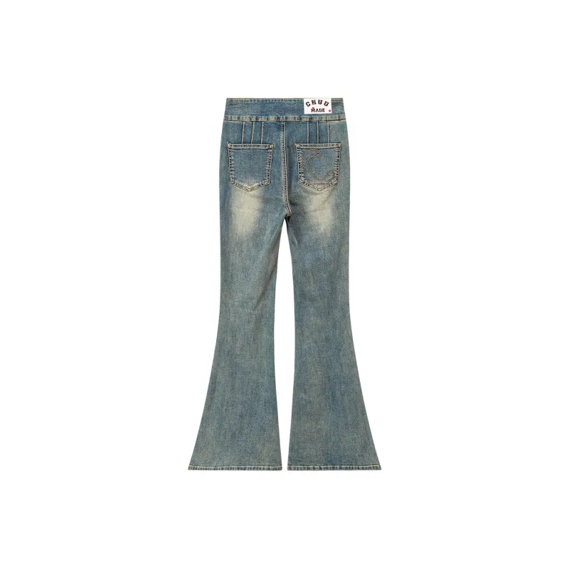 CHUU Jeans Women's Dark Denim Blue-1