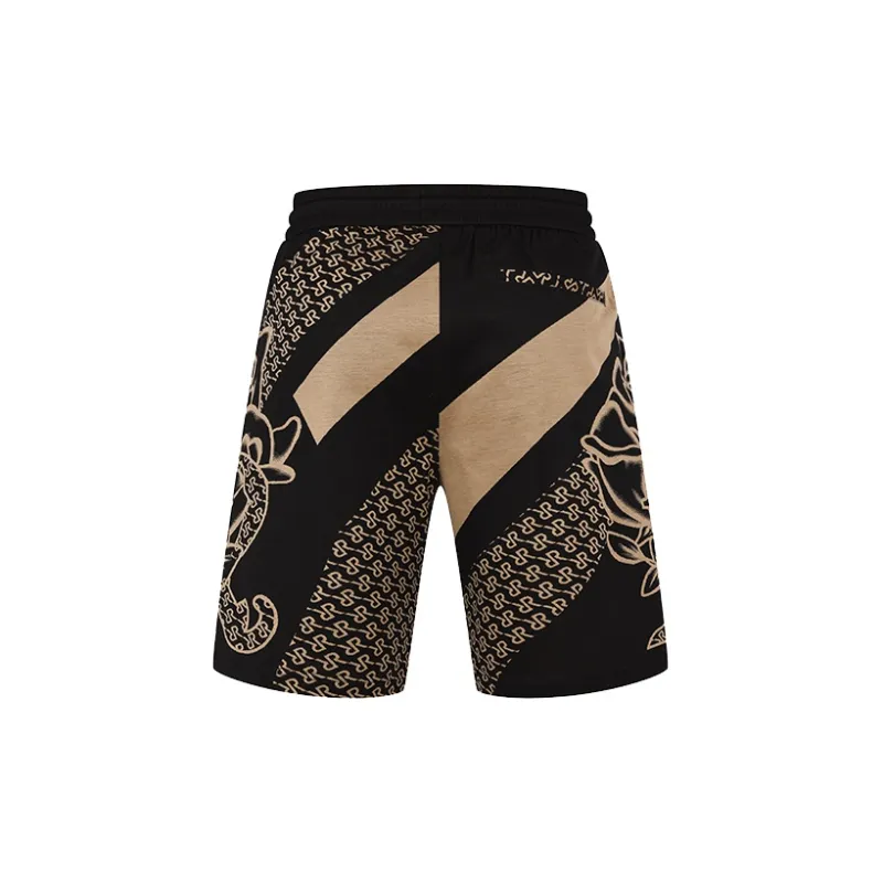 RARE Knitted Fabric Casual Shorts Men's Multicolor-1