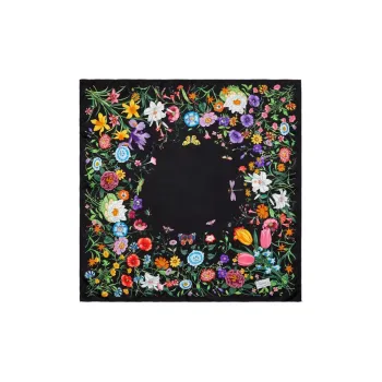 GUCCI Floral Printed Scarf