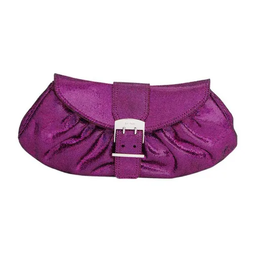 By Far Glami Metallic Clutch Bag
