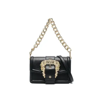 VERSACE JEANS COUTURE PU Polyurethane Handbag, Shoulder Bag, Crossbody Bag Women's Black