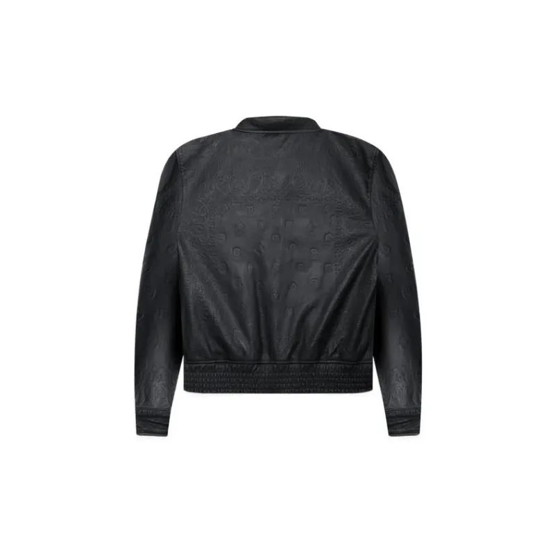 RHUDE Leather Embossed Suit Jacket-1