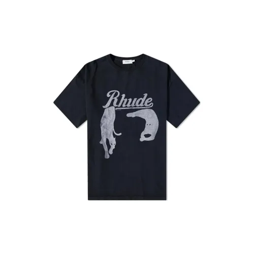 RHUDE T-Shirts Men Black