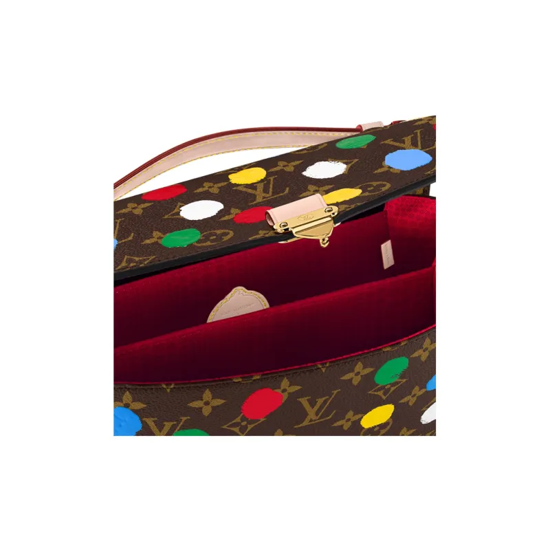 LOUIS VUITTON X Yayoi Kusama Pochette Metis Monogram Multicolor-4