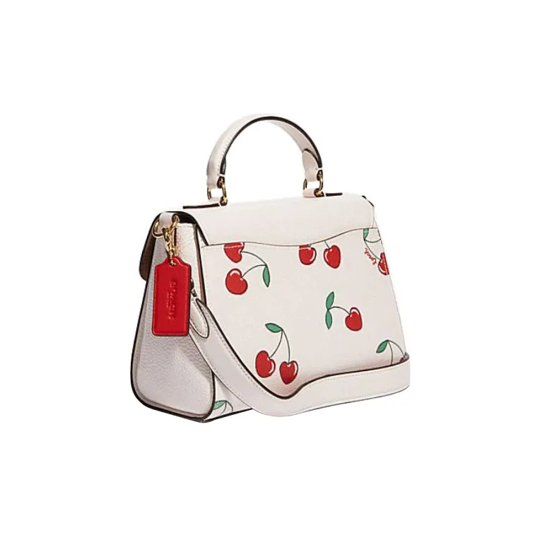 COACH Morgan With Cow Leather Shoulder Bag Crossbody Bag Handbag Small Size Women's White-1