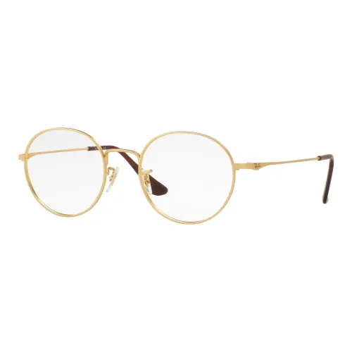 RayBan Eyeglass Frames Unisex Gold