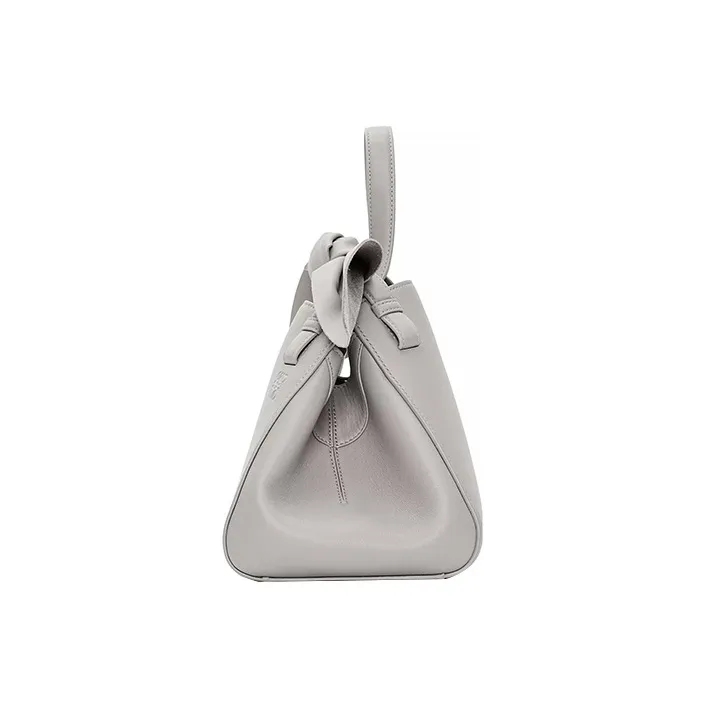 LOEWE Hammock Nugget Nappa Cow Leather Crossbody Bag Shoulder Bag Regular Women's Gray-3