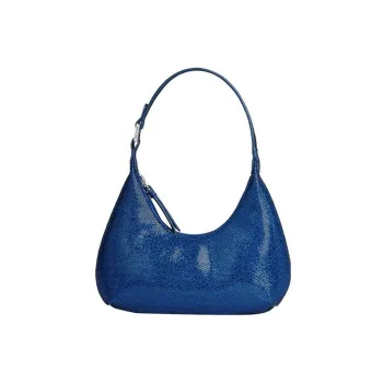 By Far Baby Amber Goatskin One Shoulder Handbags Regular Women's Blue