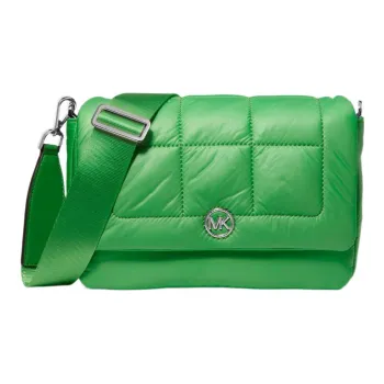 MICHAEL KORS Recycled Polyester Pillow Bag Shoulder Bag Crossbody Bag Medium Size Women's Green