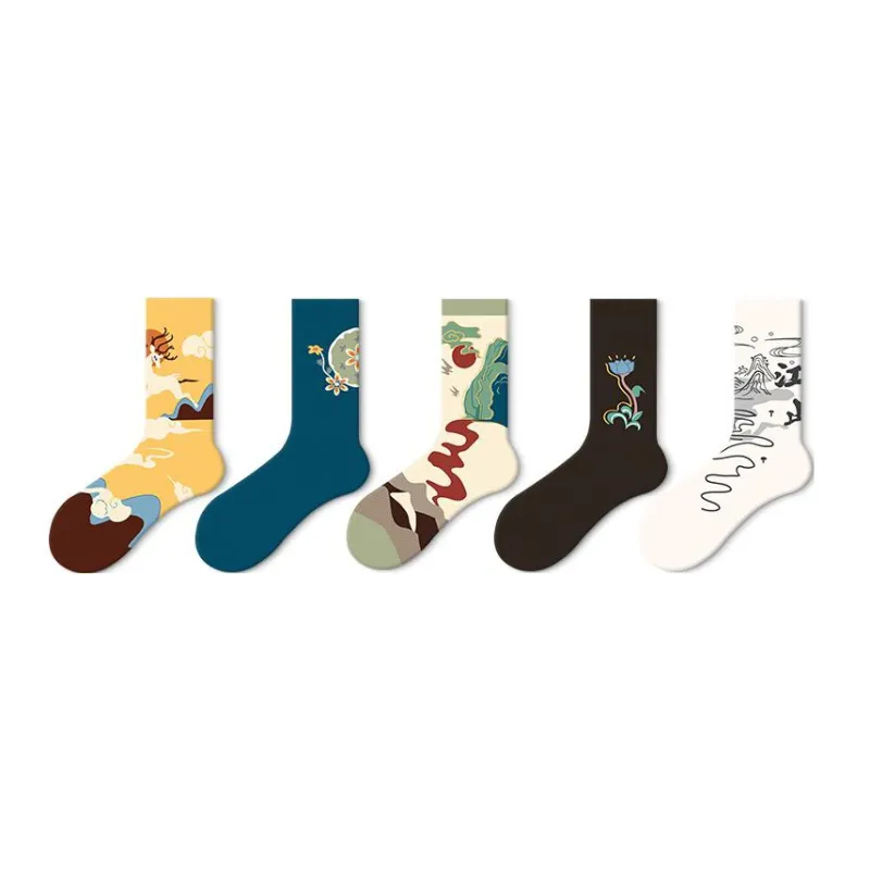 JKN Unisex Mid Calf Socks-0