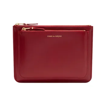 CDG Cow Leather Wallet Regular Men's Red