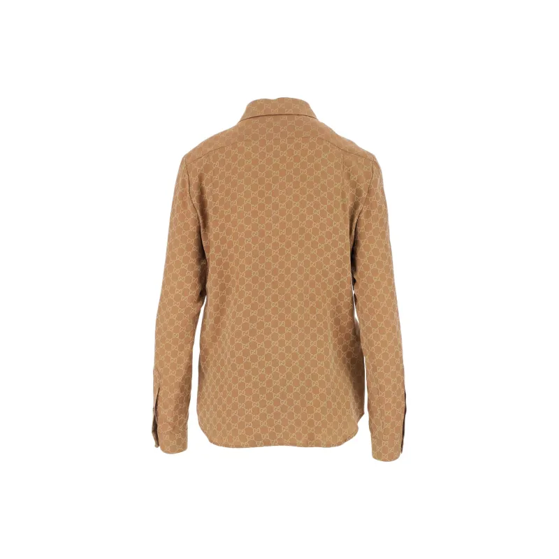 GUCCI Gg Silk crepe Shirt-1