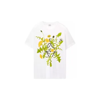LOEWE Anagram Flowers T Shirt