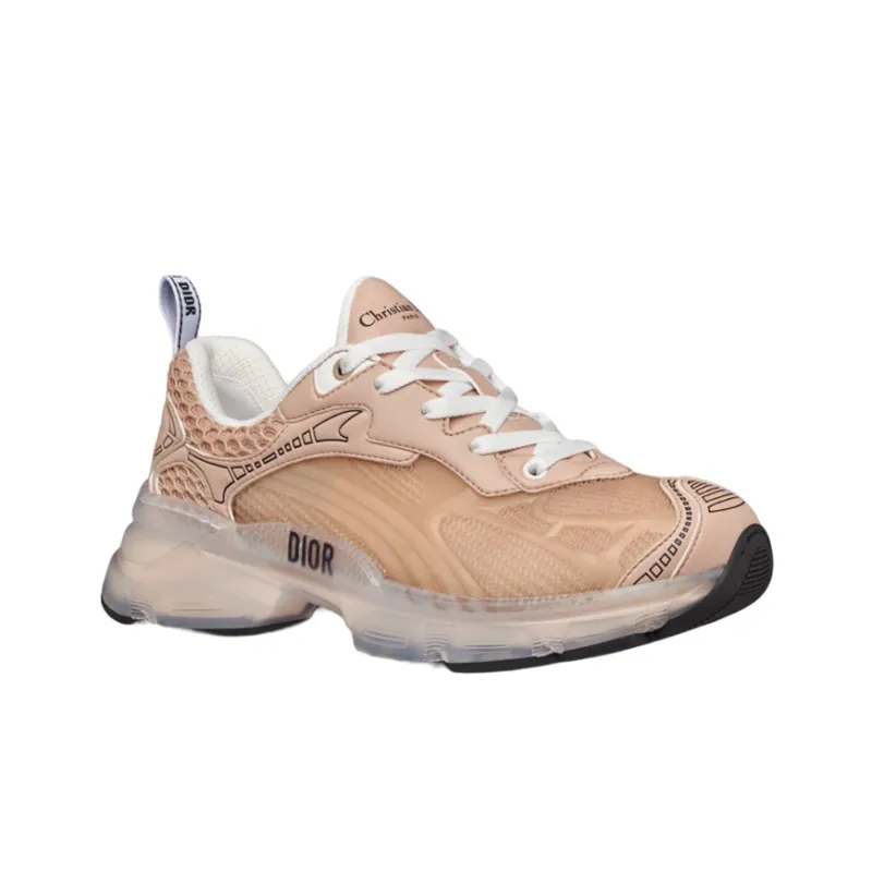 DIOR Vibe Monogram Low Top Sports Casual Shoes Women's Nude-2