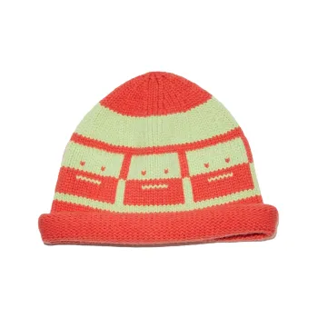 Acne Studios Face Logo Intarsia Beanie