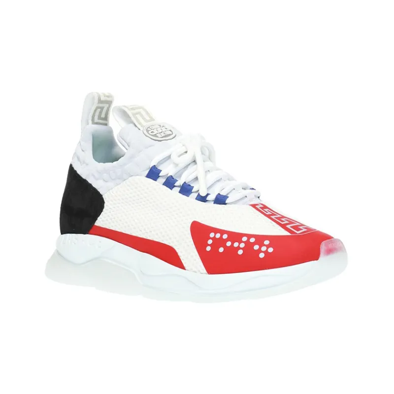 VERSACE Cross Chainer White-1