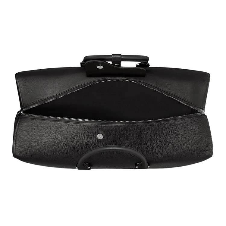 DIOR Lingot Grained Calfskin One Shoulder Crossbody Portable Travel Bag Men's Black-4