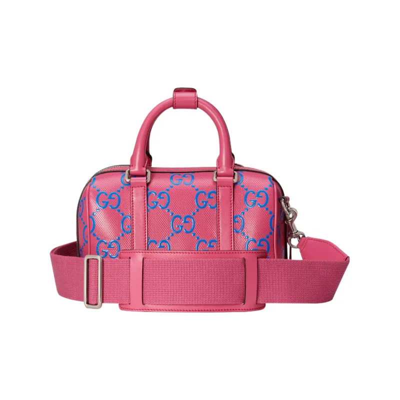 GUCCI Leather Cylinder Bag Handbag Shoulder Bag Crossbody Bag Travel Bag Mini Women's Pink-2