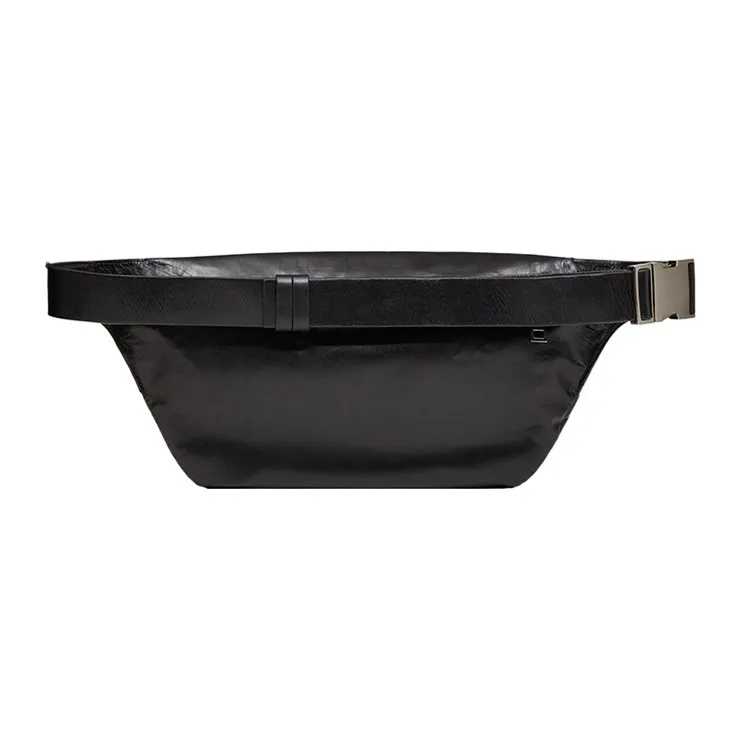 Valentino VLTN Calfskin Fanny Pack Men's Black-4