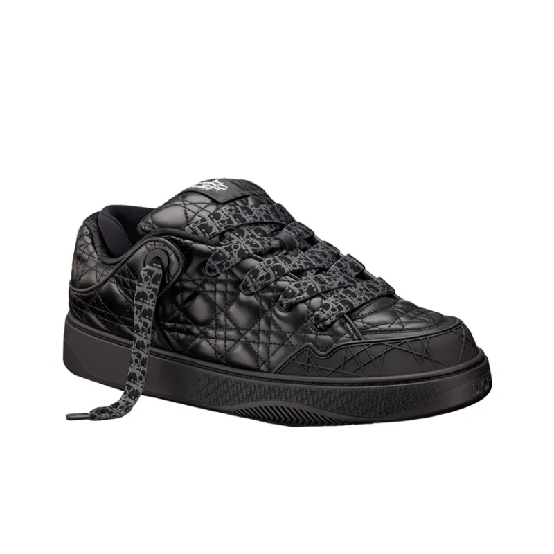 DIOR B9S Skater Erl Black Quilted Cannage Calfskin-1