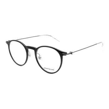 MONTBLANC Polished Round frame Glasses