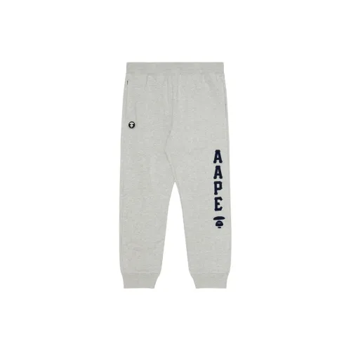 Aape Knitted Sweatpants Men Light Gray WH2