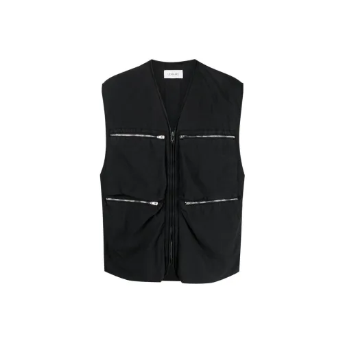 Lemaire Vests Men Black