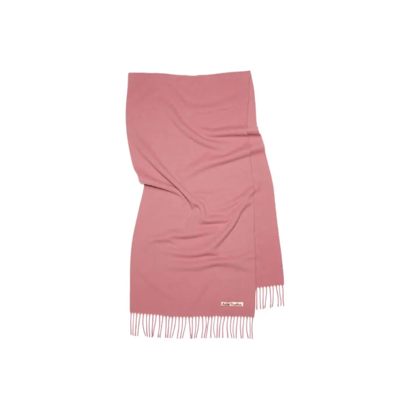 Acne Studios Knit Scarves Unisex Pink-0