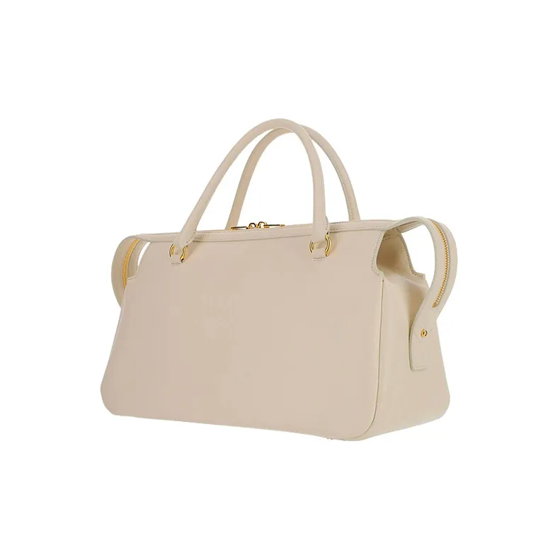 JIL SANDER Calfskin Handbag Women's Ivory-1
