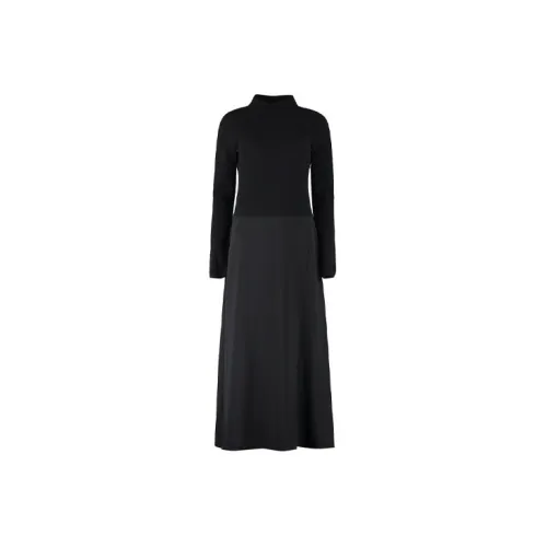 VINCE Long-Sleeved Dresses Women's Black