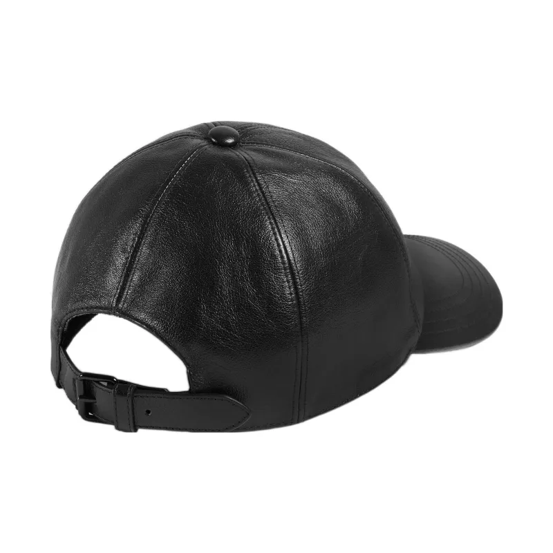 GUCCI Double G Leather Baseball Hat-2