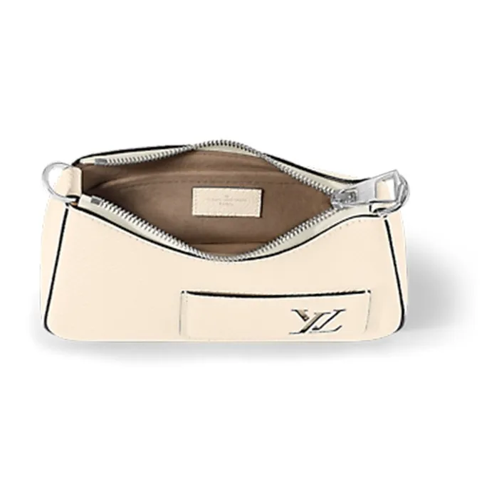 LOUIS VUITTON Epi Grain Cow Leather Shoulder Bag, Crossbody Bag, Handbag Regular Women's White-3