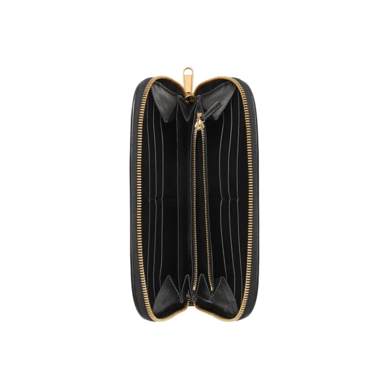 GUCCI Blondie Leather Wallet Unisex Black-3