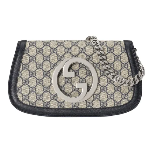 GUCCI Blondie Shoulder Bag Beige