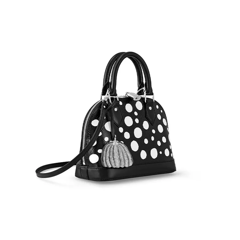 LOUIS VUITTON X Yayoi Kusama Alma Bb Black/White-1