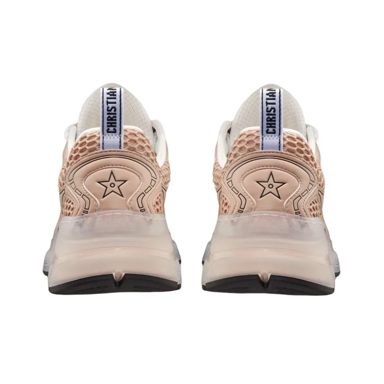 DIOR Vibe Monogram Low Top Sports Casual Shoes Women's Nude-4