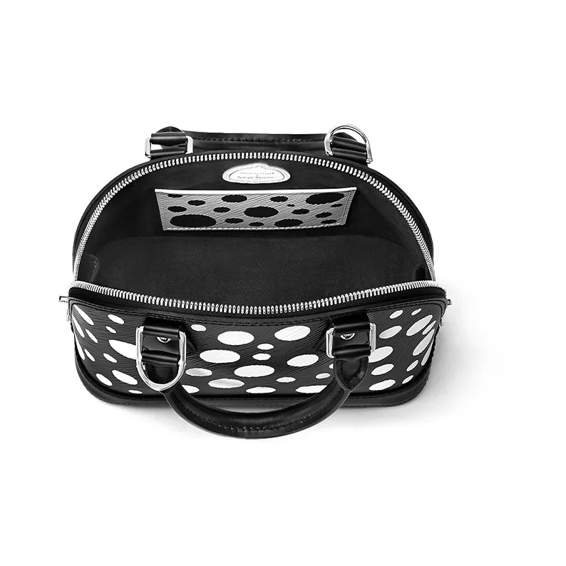 LOUIS VUITTON X Yayoi Kusama Alma Bb Black/White-3